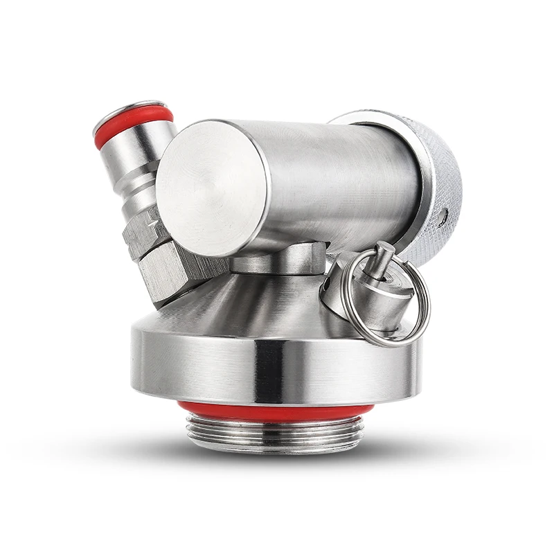 Beer Keg 2l Homebrew Beer Growler, Stainless Steel Pressurized Mini Keg Growler Kit Keg Spear Tap Dispenser for Party Picnic Use