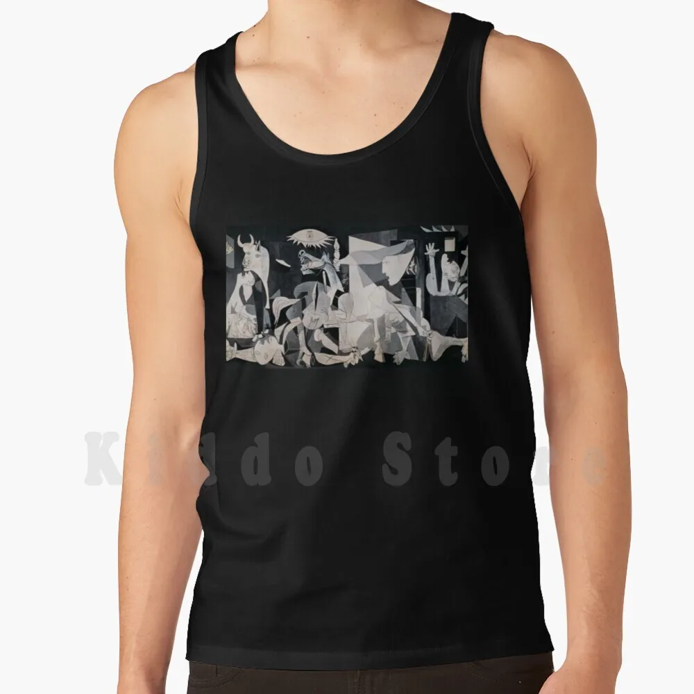 Pablo Picasso Guernica Tank Tops Vest 100% Cotton Picasso Cubism Surrealism Pablo Picasso Blue Period Picasso Art Guernica