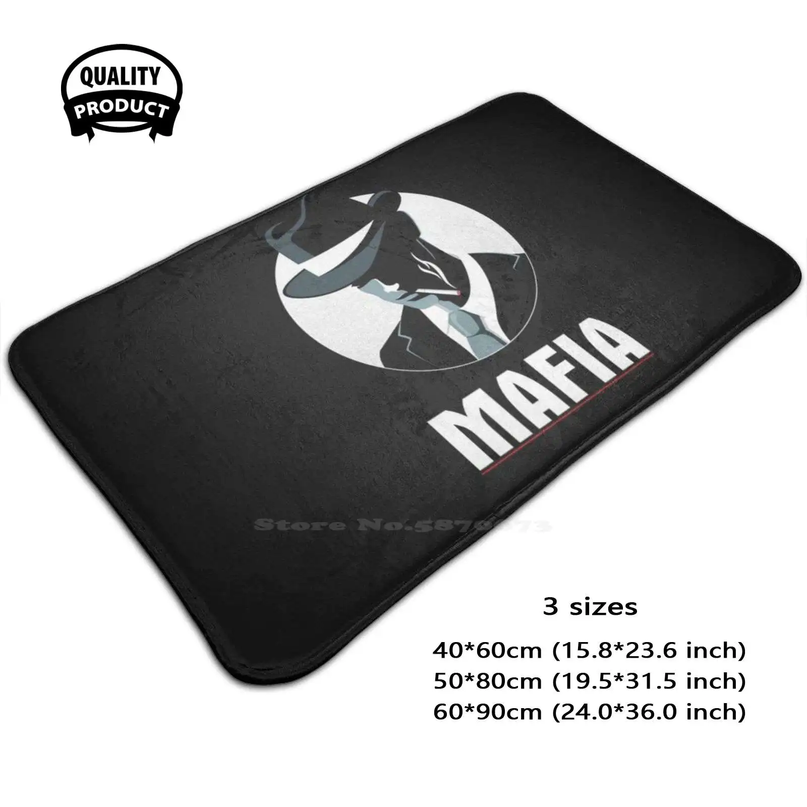 Mafia Angelo Soft Cushion Home Carpet Door Mat Car Rug Angelo Mafia Game Mafia The City Of Lost Heaven Mafiosi Gangster Mobster