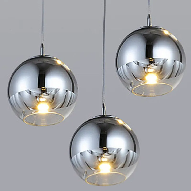 Glass Ball Chandelier Lighting Creative Individual Space Lamp Hanging Lamp Crystal Lustre Suspension Modern Light Fixture