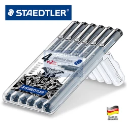 1 pcs Germany STAEDTLER Fine Line Pen 308 SB6P FineLine Pen Drawing Graphics FineLine Pen Artists Selected 0.05~0.8MM /Set