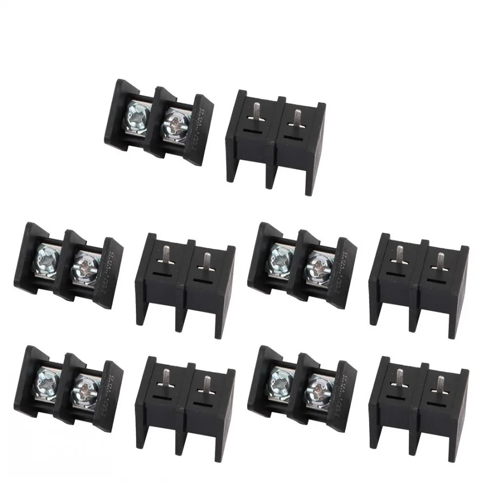 50 Stück 10mm Abstand KF55C KF1000 Barriere-Schraubklemmen PCB-Anschlussblock Gerade 2/3/4/5/6/7/8/9/10-polige Steckverbinder – Detail 5
