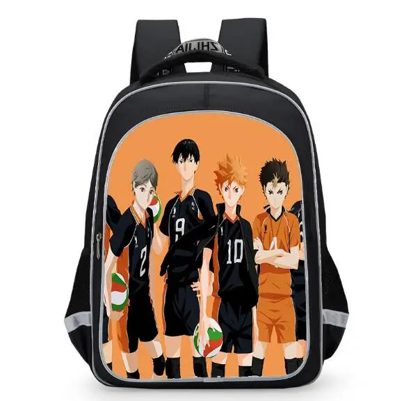 Kids schoolbag volleyball teenager printing night reflective backpack 1-3-6 grade student schoolbag travel laptop bag Mochila