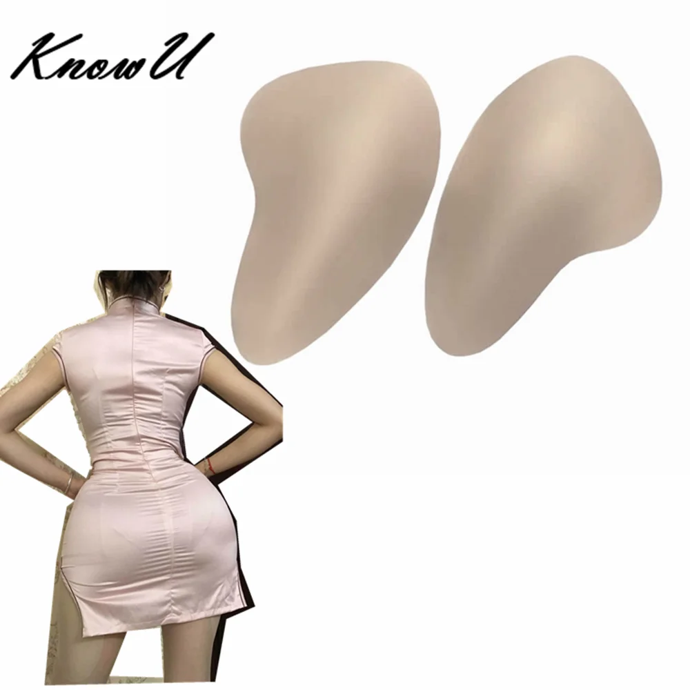 KnowU Full Shapely Sexy Sponge Hip Pads Removable Enhanced Fake Buttocks Crossdress Shemale Cosplay Transgender Cosplay