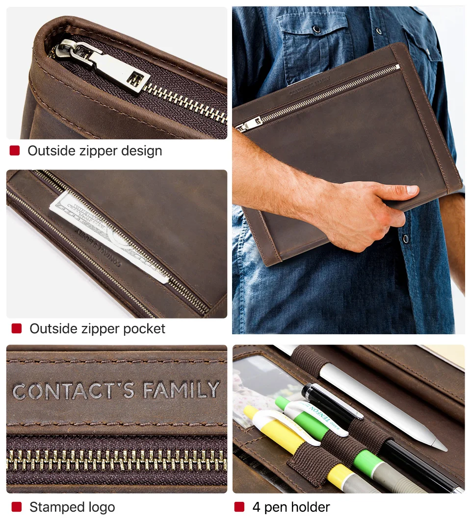 Leder-Portfolio-Hülle für iPad Pro 11 7. 8. 9. 10. Generation iPad Air 5. 6. 4. 10.9 Air 5 Hülle iPad Pro 10.5 9.7 Cover – Detail 19