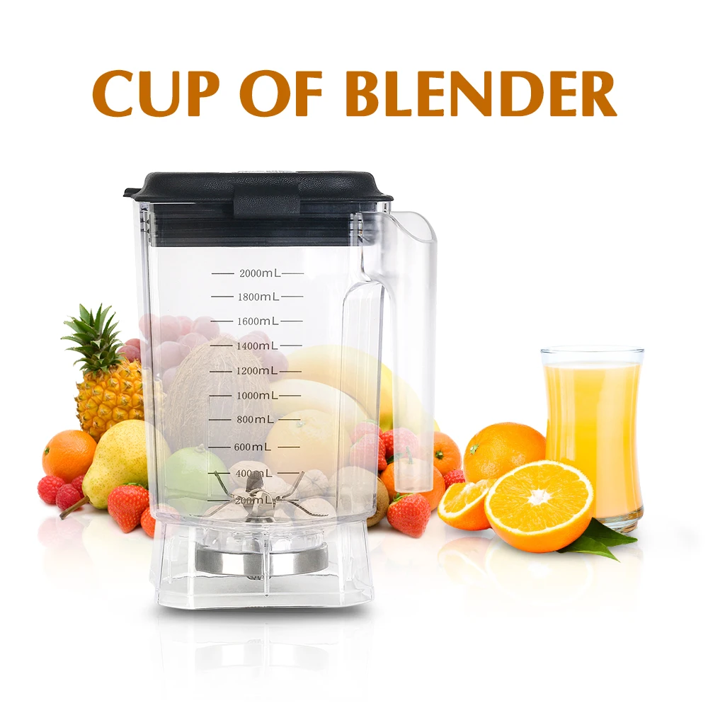 ITOP 2L Jar Assembly Blender Cup For Blender Stainless Steel Blade Sutiable For BD9001&BD9003