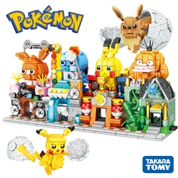 NEW ideas Cartoon Anime Pokemon Building Blocks Charizard pikachu Squirtle Bulbasaur DIY Model Educational Kids Toys For Gift