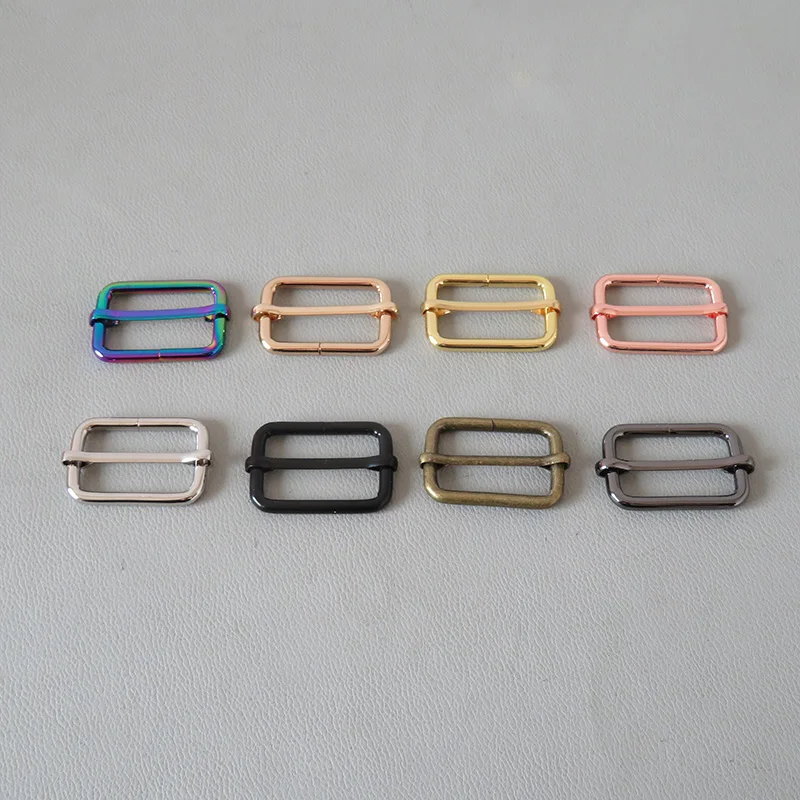 

10Pcs/Lot 32mm Webbing Metal Adjuster Slider For Bag Belt Straps Hardware Dog Collar Backpack Adjustable Ring DIY Accessory