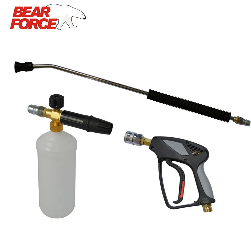 Professional Pressure Washer Foam Gun Kit High Pressure Water Gun & Foam Lance Soap Gun Lance Nozzle Set Car Washer Gun 280bar
