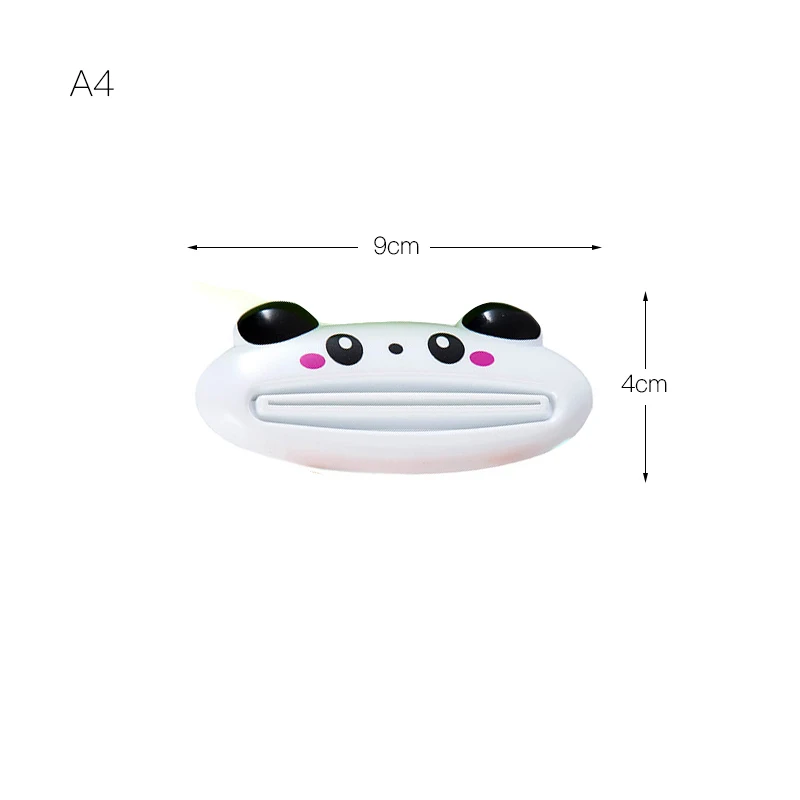 الكرتون الحيوان معجون الأسنان عصارة العناية بالفم أنبوب مستحضرات التجميل المتداول الضغط موزع منظف للوجه الصحافة معجون الأسنان حامل #5
