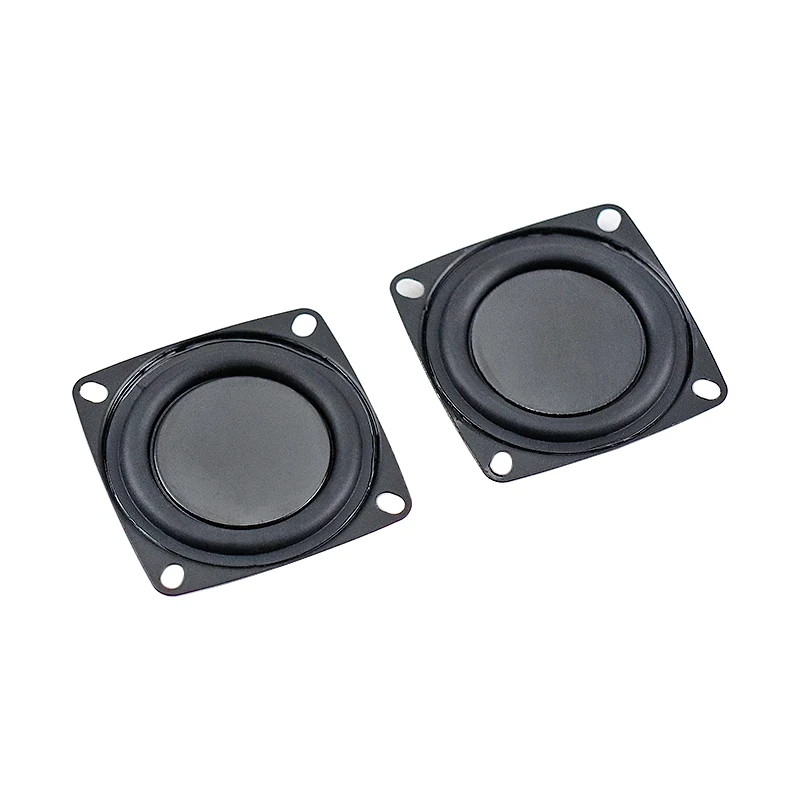 SHEVCHENKO 2 인치 52mm 베이스 라디에이터 패시브 진동 필름 철판 진동 방사선 분지 스피커 Diy 52*52mm 2 개