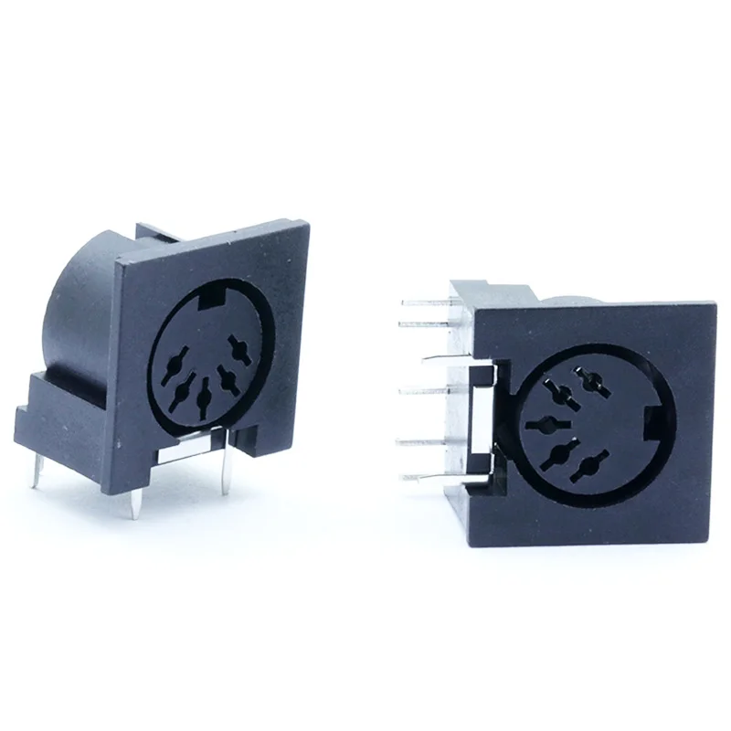 Imagem -05 - Painel de Montagem de Painel Pcb Fêmea Ângulo Reto Pinos 100 Graus Pinos Soquete Din Fêmea Atacado de Fábrica