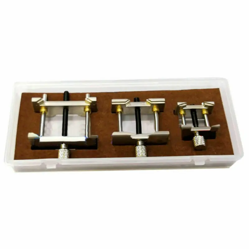 3 Sizes New Metal Watch Movement Case Holder Watchmaker Adjustable Bracket Repair Tools Movement Stand Bracket