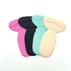 1pair T-shape Shoe Heel Pad Callus Absorption Grips Shoe Insert Insoles Foot Protector Cushion Pads for Women Liner Arch Support