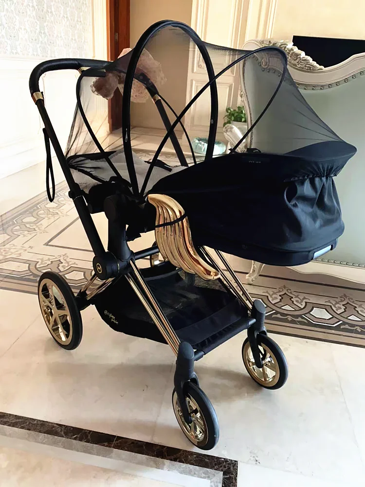 Anak COLU®Aksesori kereta dorong bayi jaring nyamuk untuk kutus Q1 N77 Q3 Plus Cybex Balios Mios Twist Bugaboo Bee6 babyzen yoyo2