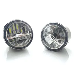 2PCS Car LED Fog Lights For Nissan X-Trail (T31) 2007 2008 2009 2010 2011 2012 2013 With LED Bulb Fog Lamps.