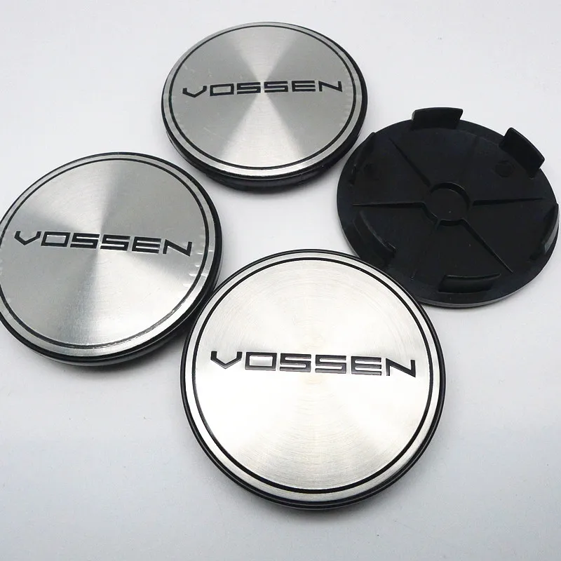 4pcs 68mm 62mm For VOSSEN Wheel Center Cap Hubs Car Styling Emblem Badge Logo Rims Cover 65mm Stickers Accessories