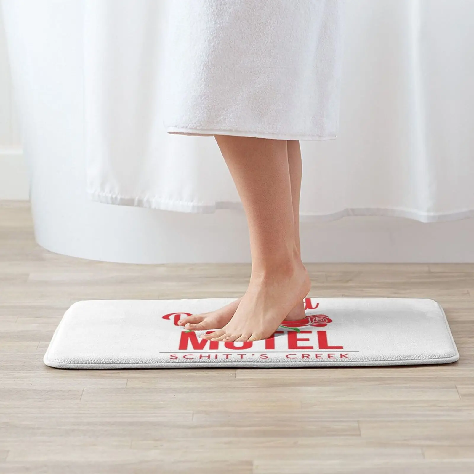 Motel Entrance Door Mat Bath Mat Rug Motel David Rose Rose Apothecary Moira Rose Alexis Rose Johnny Rose Stevie Budd Anti-Slip