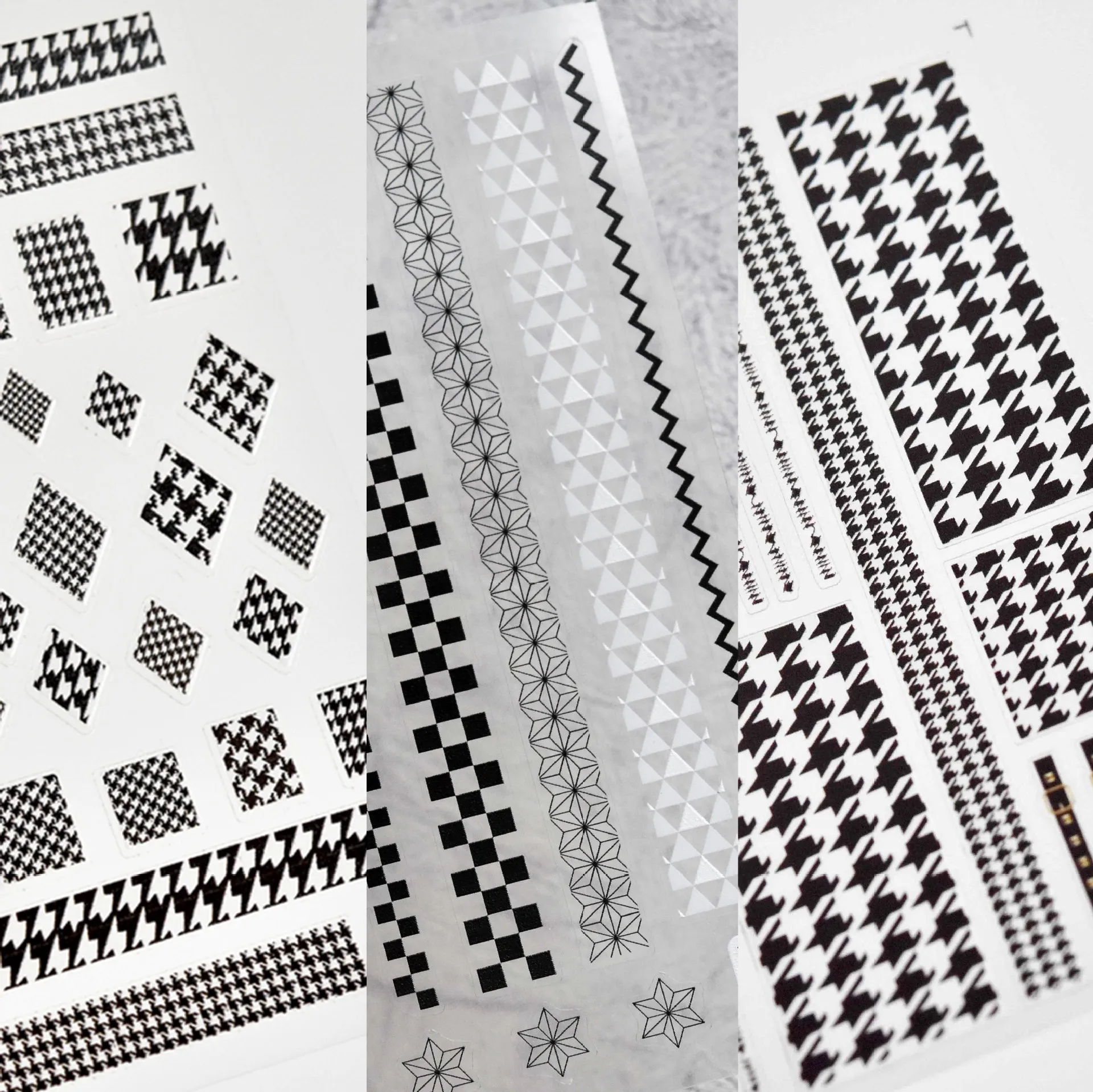 1 Sheet High Quality Multi-Style Pattern Lattice Nail Art Stickers Cute DIY Manicure Decal Decoration