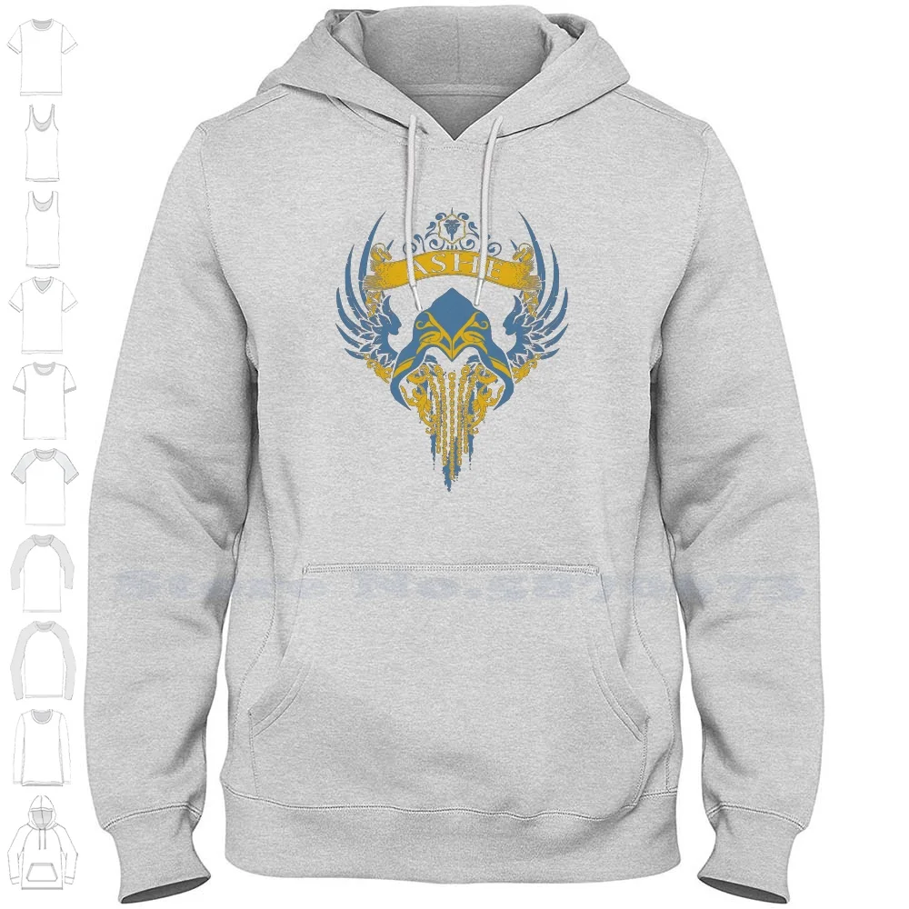 Ashe-Limited Edition Long Sleeve Hoodie Sweatshirt Esports E Sports Esports Ad Carry Middle Lane Support Jungler Top Lane