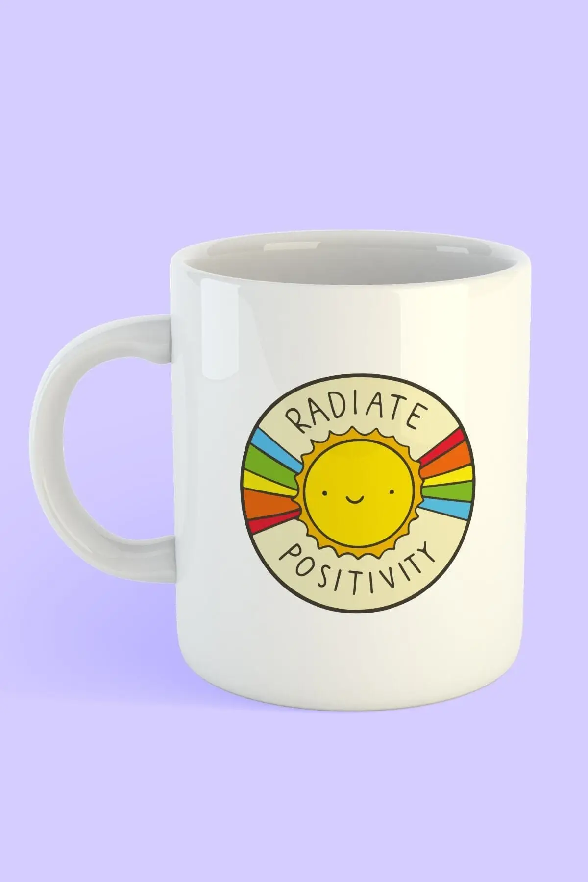 Radiate Positivity Design Cups Porcelain Mugs Products For Tea And Coffee Office And Home Decoration Warm Keeping Thermos