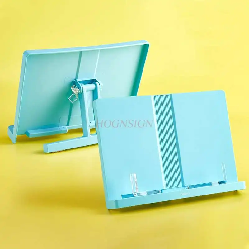 Membaca Rak Membaca Rak Membaca Rak Buku Bacaan Artefak Meja Siswa dengan Retractable Klip Pembaca Buku Membaca Berdiri