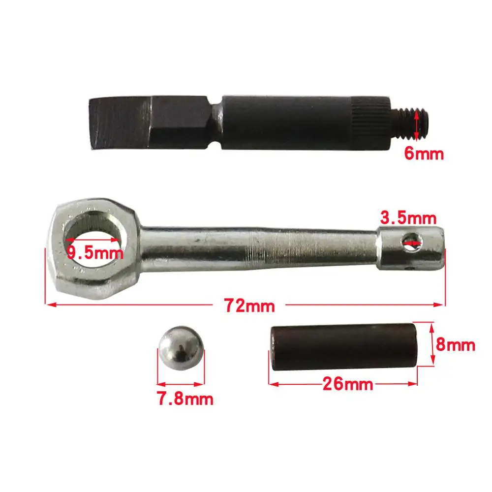 Clutch Arm Lever Rod Ball Pin Rod For 2-Stroke Motorized Bicycle Engine