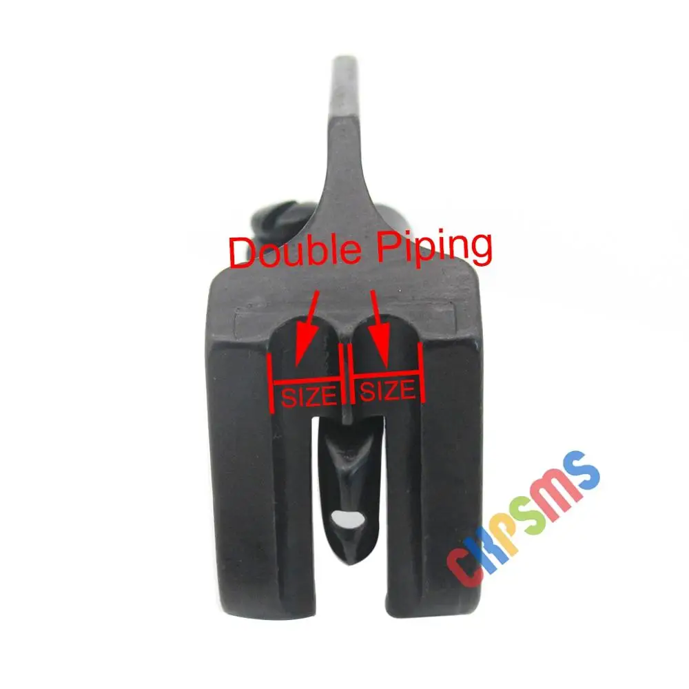 1 مجموعة # S95 قدم لحام مزدوجة الأخدود للنموذجي GC6-7-D / GC0617D JUKI DNU-1541/LU-563/LU-1508/LU-1510/DSC-246/LS-341 #2