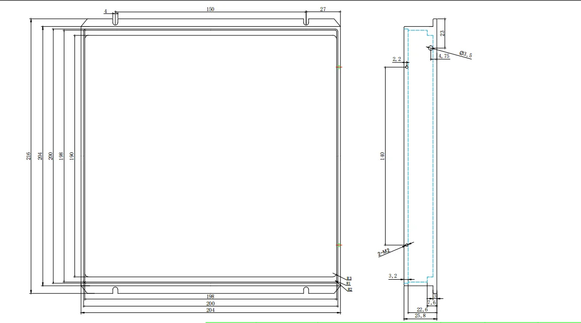 Machine Vision Light Source Area Light Source LED Light Source Detection Light Source Back Light Source 200x200mm