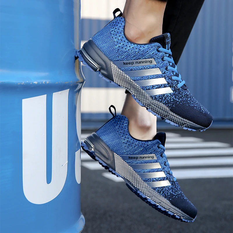 35~47 Men’s Shoes 2021 Designer Marathon Men’s Running Luxury Man Brand Vulcanized Shoes Outdoor Women Casual Tennis Sneakers - Image 2