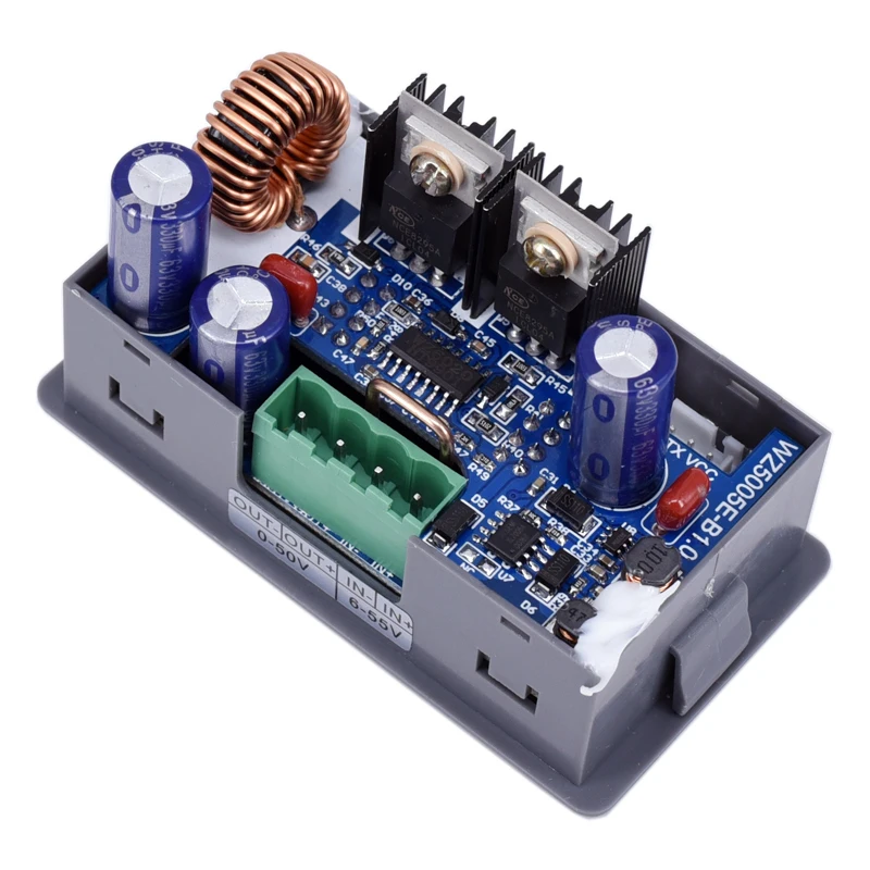 DC DC Buck Converter CC CV Power Module 50V5A Adjustable Regulated  supply Voltmeter ammeter CNC 250W RS485 USB  Communication