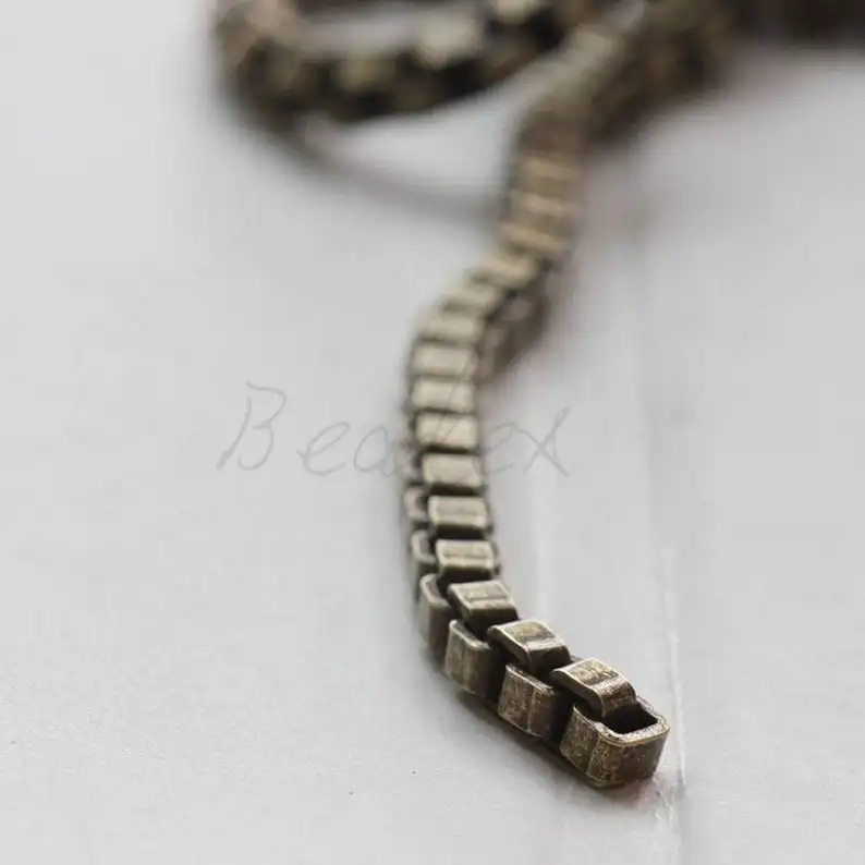 One Foot Oxidized Brass Base Chains-Box (Box4)