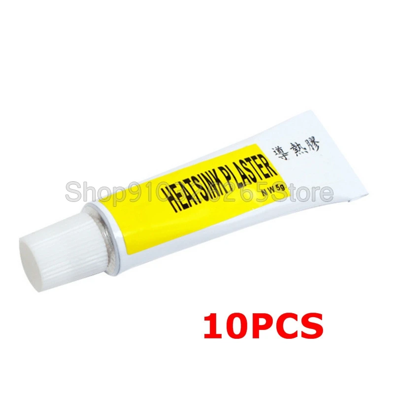 10PCS Star-922 GPU CPU Thermal Silicone Grease Compound Glue Cool Cooling Paste Heat Sink Viscous Adhesive Glue Strongly Sticky