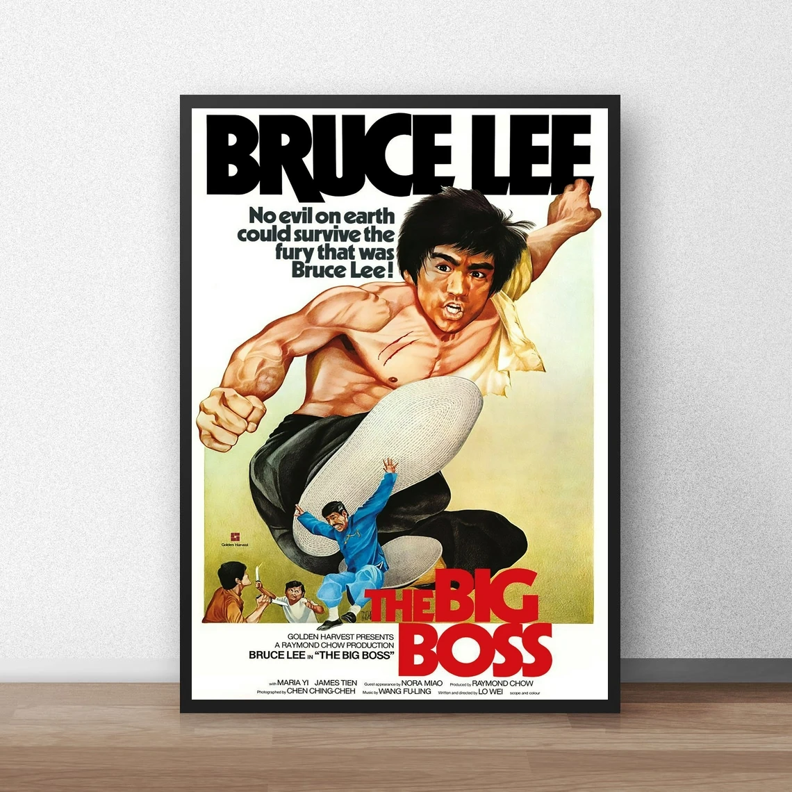 

The Big Boss Classic Movie Poster Canvas Art Print Home Decoration Wall Painting ( No Frame )