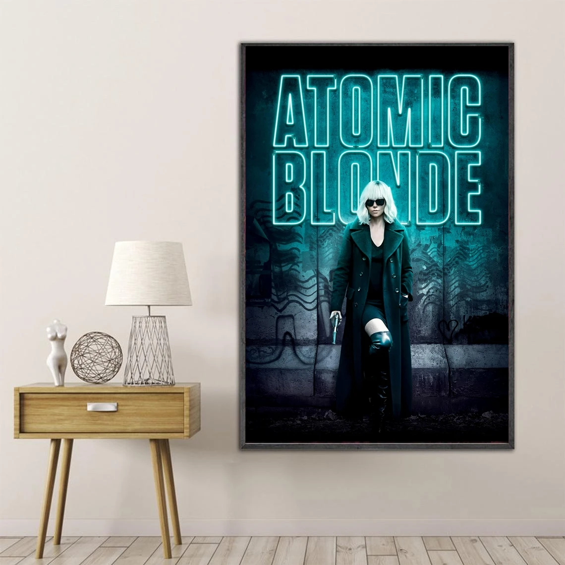 الذرية شقراء الفيلم المشارك الفن جدار اللوحة الزخرفية قماش صورة طباعة (بدون إطار)