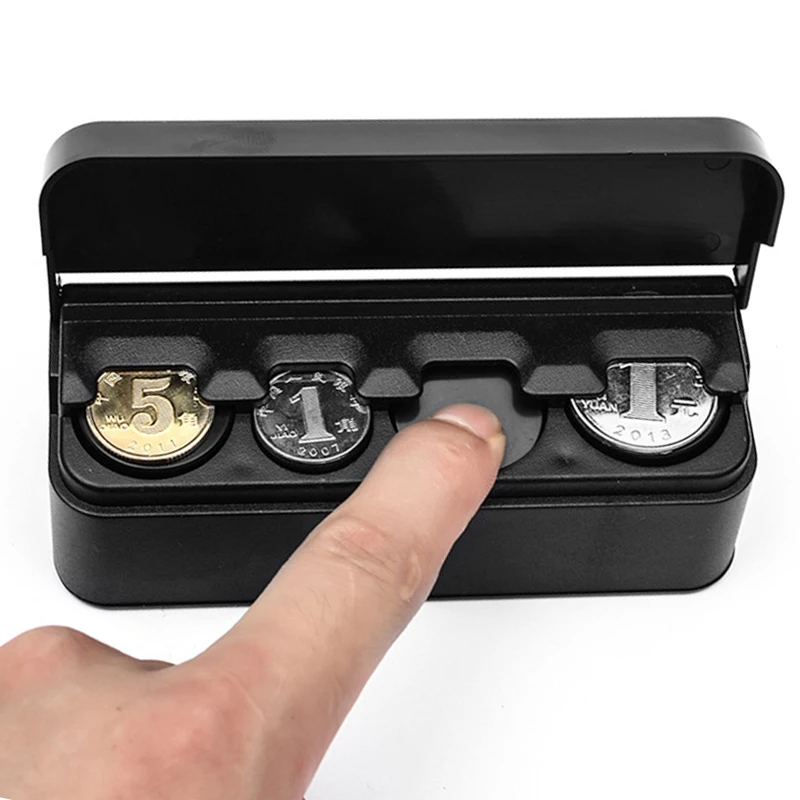 Universal Car Organizer Coins Case Storage Box for ford focus 2 3 Hyundai solaris i35 i25 Mazda 2 3 6 CX-5 Car Accessories