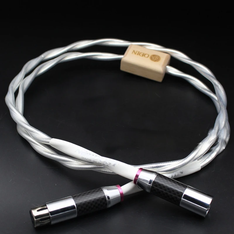 Hifi Nordost Odin RCA WBT-0144 de fibra de carbono de Audio XLR Hifi 75OM Cable Coaxial Digital