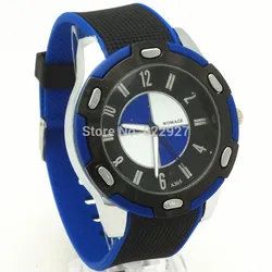 Fashion Promtional Price! Silicone belt, silver plating case, quartz movement, sport style design quartz watches