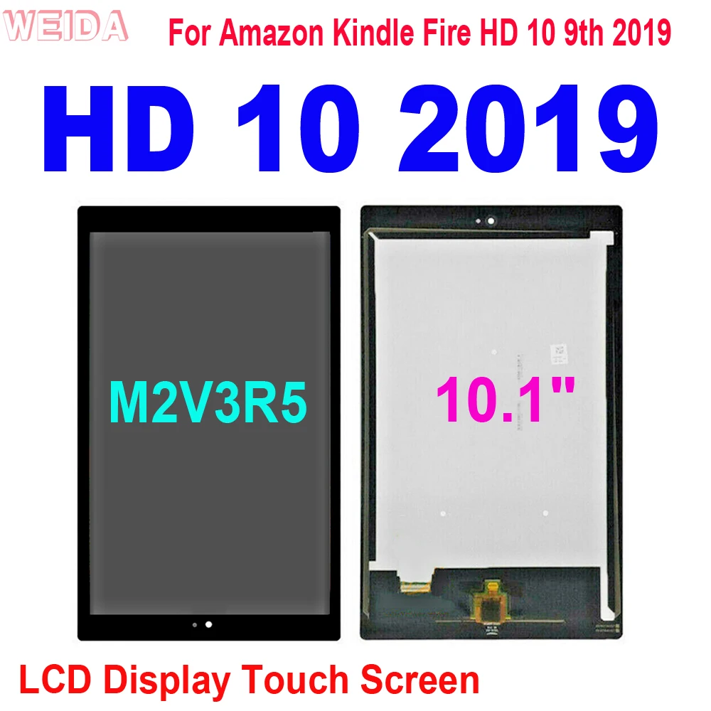 For Amazon Kindle Fire HD 10 9th 2019 M2V3R5 LCD Display Touch Screen Digitizer Assembly For Amazon HD 10 2019 LCD Replacement