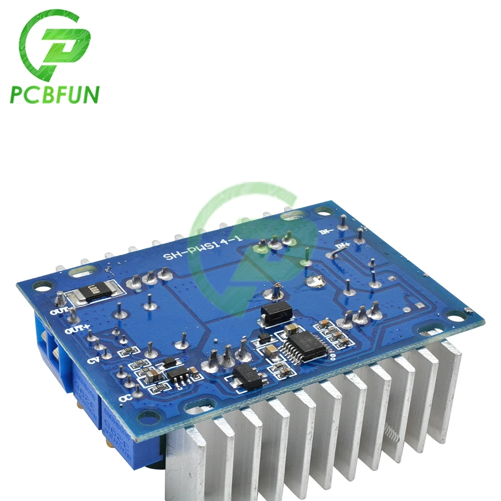 DC-DC 12V 24V 8A Automatic Adjustable 5-30V to 1.25-30V Step Up Down Boost Buck Converter Power Module Voltage Regulator for Car