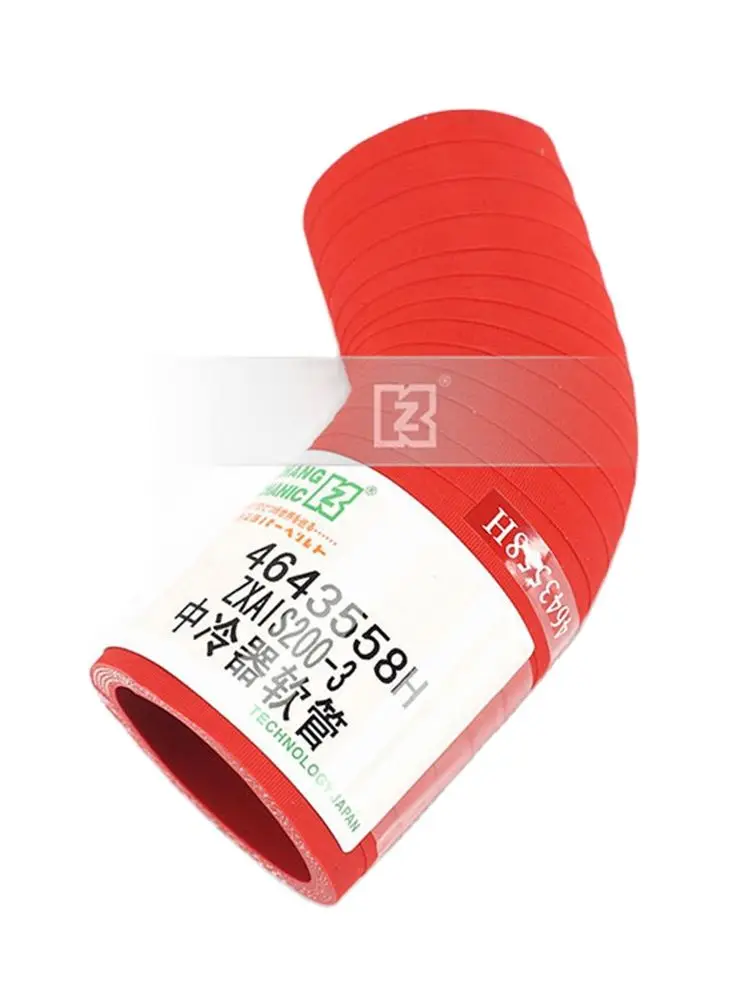히타치 인터쿨러 호스 ZX200-3 210 240-3 엔진용, EFI 4643558H 상부 및 하부 물 탱크 파이프 굴삭기 액세서리