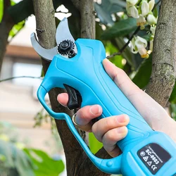 Rechargeable SC-8603 21V Cordless Pruner Electric Pruning Shears Efficient Elctric scissors Bonsai Tree Branches Garden Tools