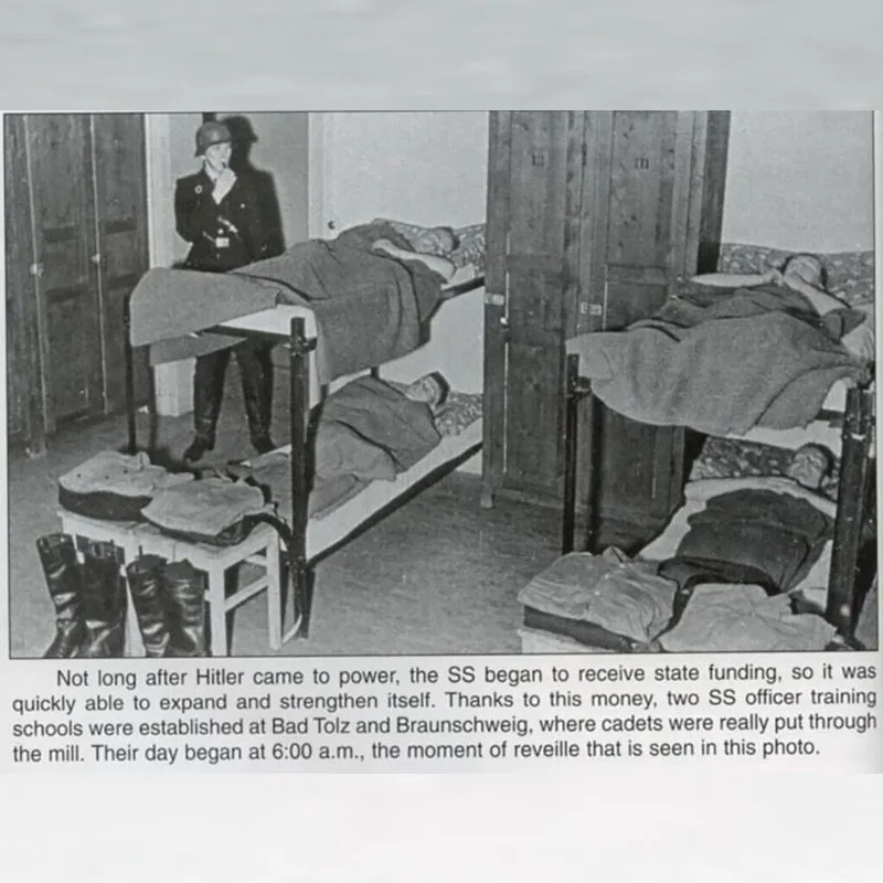 Spielzeugmodell WWII Deutsche Etagenbettmodelle aus Metall und Holz im Maßstab 1:6 mit Steppdecken und Kissen für 12-Zoll-Soldaten-Actionfiguren-Szenenteile