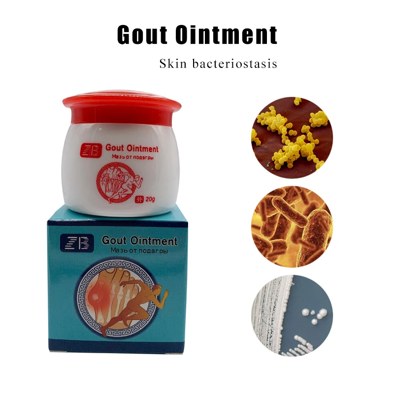 20g Fingers Toes Pain Relief Gout Cream Chinese Herbal Treatment Gout Cause Neck Waist Back Pain Ointment Leg Joint Bone Balm