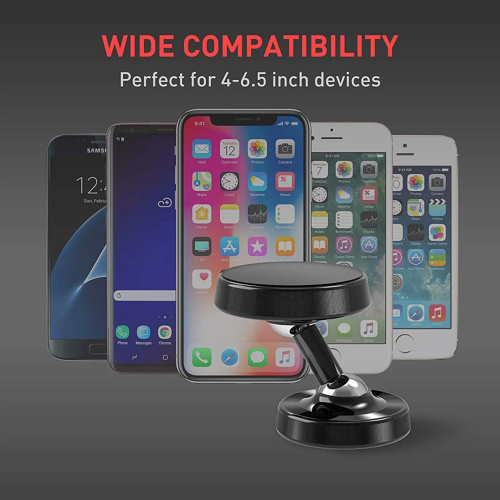 Untoom Magnetic Car Phone Holder In Car Mobile Phone Holder Stand Universal Dashboard Magnet Holder For iPhone 11 Pro Max Huawei