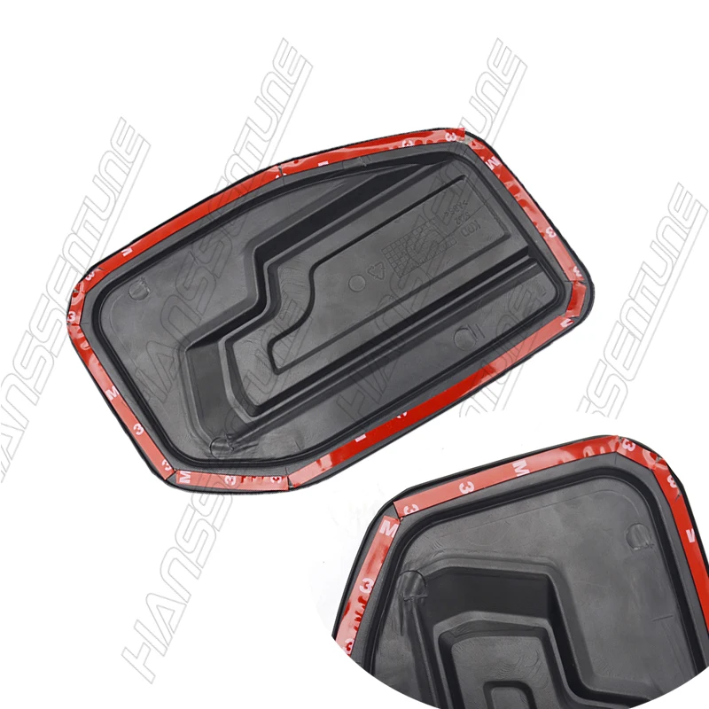 Hanssentune 4X4 1 Pc Matte Black Gas Tank Cover ABS Plastic Tank Cap For FORD RANGER RAPTOR