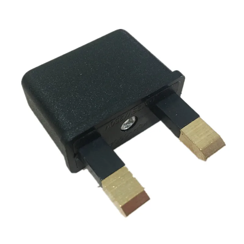 UK Ireland Malta Cyprus 2 Pin  Power Plug Adapter Change US 2 Pin, EU Plug AC250V 6A