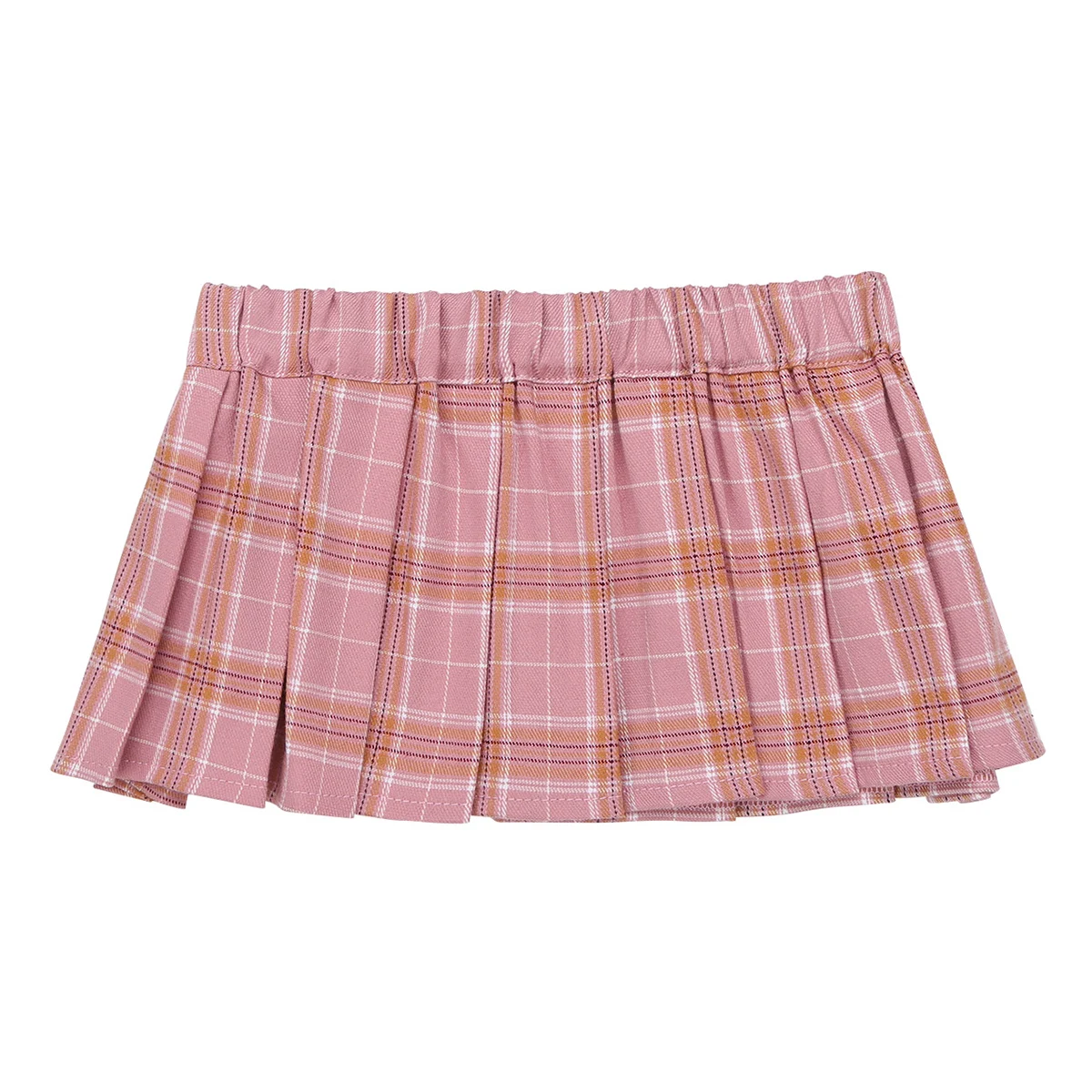 MSemis Women Super Mini Skirts Lady Sexy Japanese Schoolgirl Cosplay Roleplay Costume Lingerie Scottish Plaid Pleated Underskirt