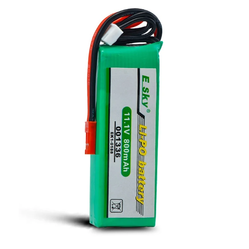 1-5PCS 11.1V 800mAh Li-Po Battery for Esky EK1-0188 001336 Big LAMA E020/E515A Helicopter for Model airplane