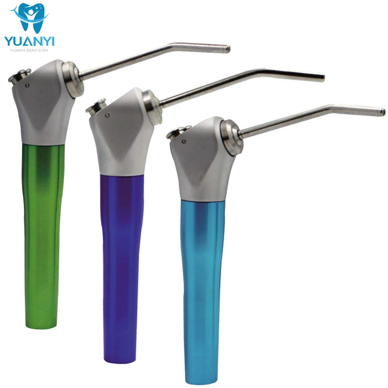 Dental Air Water Spray 3 Way Air Water Spray Triple Syringe  For Dental 3 Way Syringe Handpiece + 2 Nozzles Tips Tubes